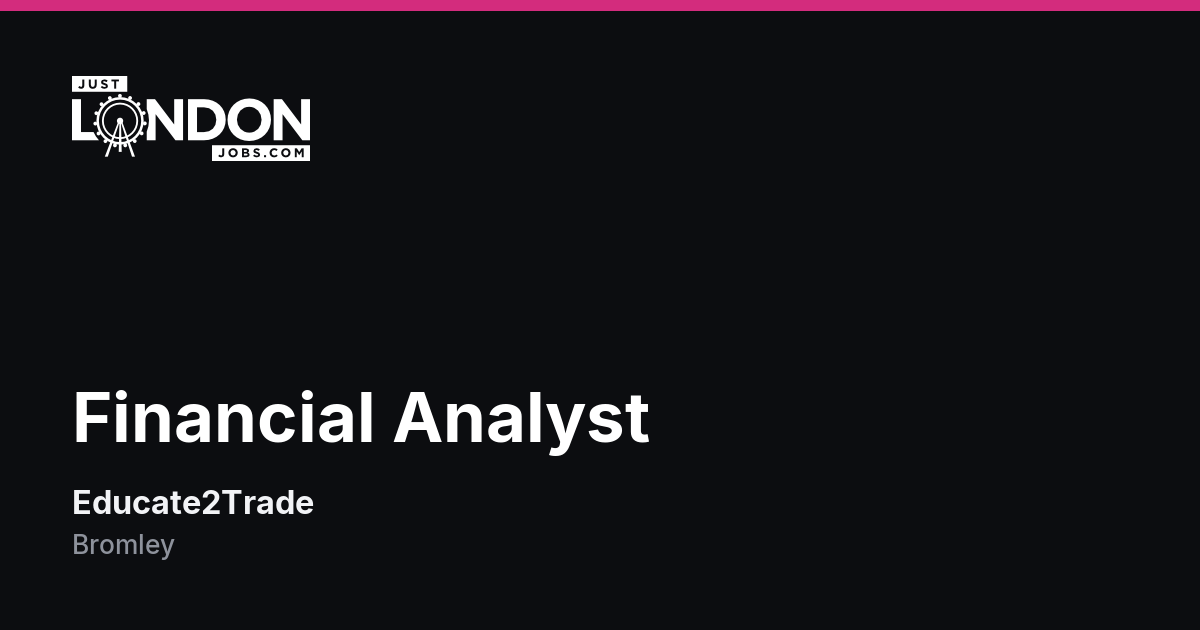 Financial Analyst at Educate2Trade (Remote)